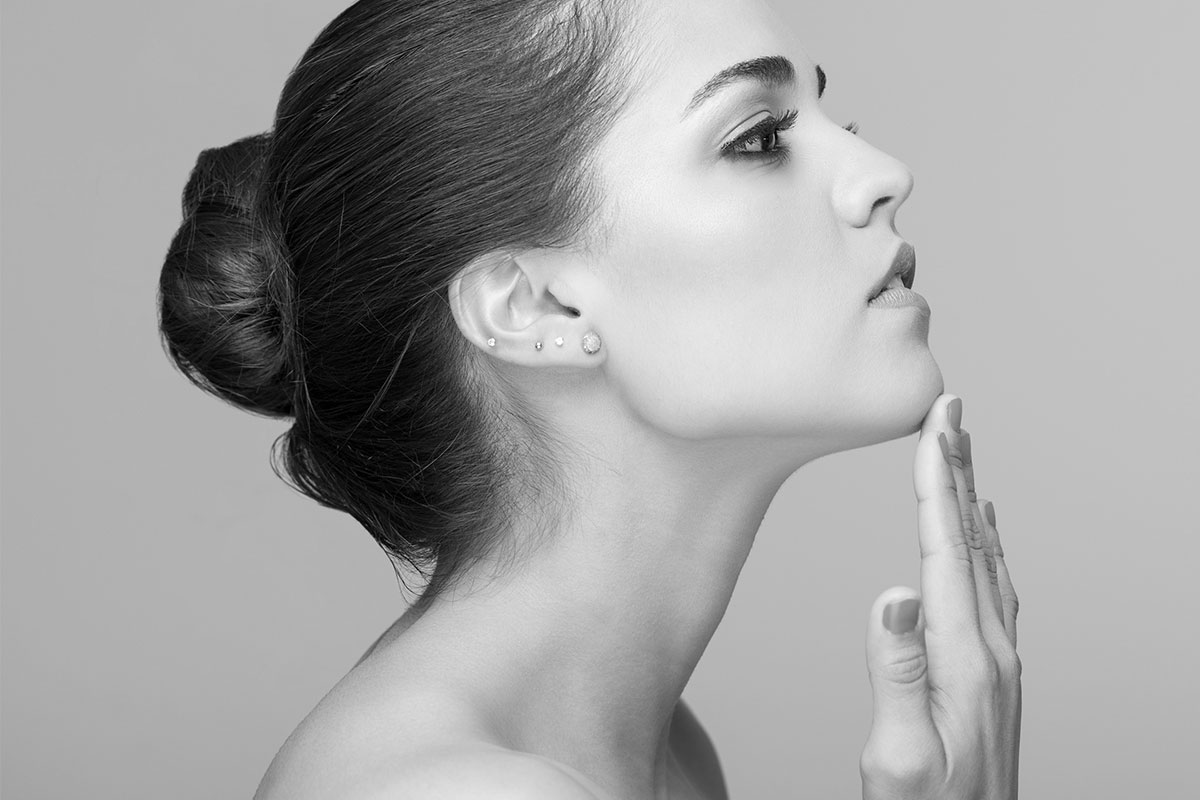 client after a facelift in boston